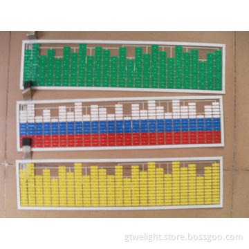 Light up Flashing Car Sticker Green Yellow Red Blue